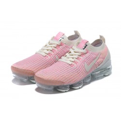 Air VaporMax Flyknit 3 Rosa Vit AJ6910-008 Kvinnor Skor