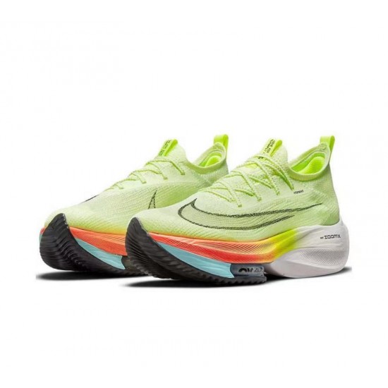 Nike Air Zoom Alphafly Next 2 Herr Grön Vit Skor 