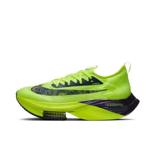 Nike Air Zoom Alphafly Next 2 Herr Neongree Svart Skor 