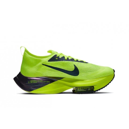 Nike Air Zoom Alphafly Next 2 Herr Neongree Svart Skor 