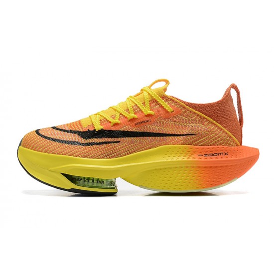 Nike Air Zoom Alphafly Next 2 Herr Orange och Gul Skor 