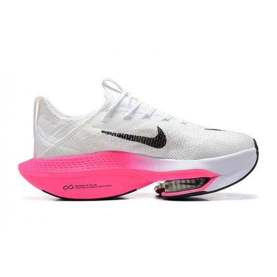 Dam/Herr Nike Air Zoom Alphafly Next 2 Vit Rosa Skor 