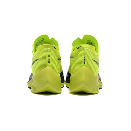 Nike ZoomX VaporFly NEXT Herr Chartreuse Svart Skor 