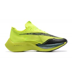 Nike ZoomX VaporFly NEXT Herr Chartreuse Svart Skor 