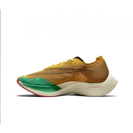 Nike ZoomX VaporFly NEXT Herr Gul Grön Skor 