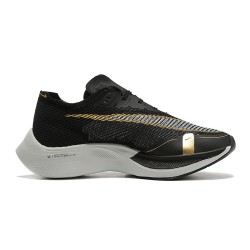 Dam/Herr Nike ZoomX VaporFly NEXT Svart Gold Skor 