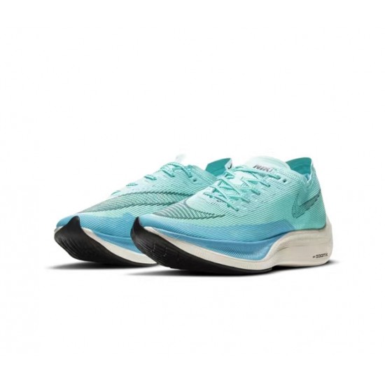 Dam/Herr Nike ZoomX VaporFly NEXT Blå och Svart  Skor 