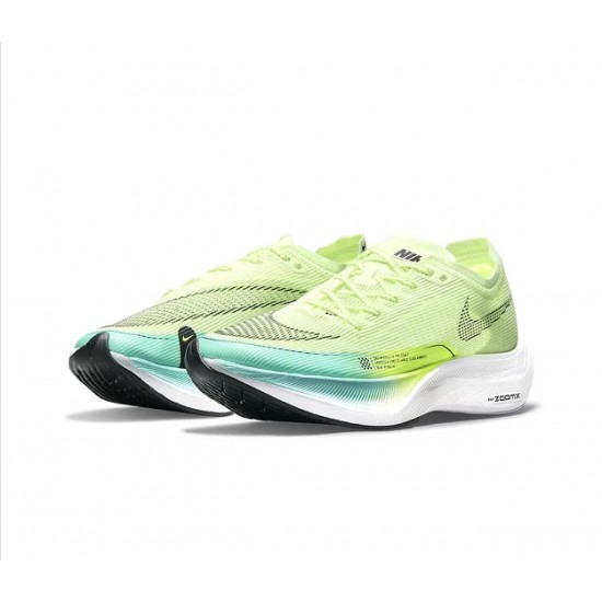 Dam/Herr Nike ZoomX VaporFly NEXT Grön och Blå Skor 