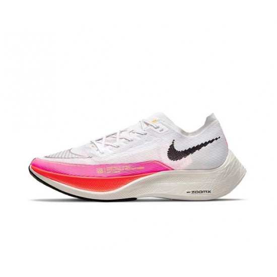 Dam/Herr Nike ZoomX VaporFly NEXT Rosa Vit Skor 