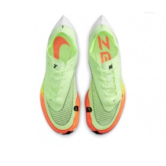 Dam/Herr Nike ZoomX VaporFly NEXT Röd Gul Skor 