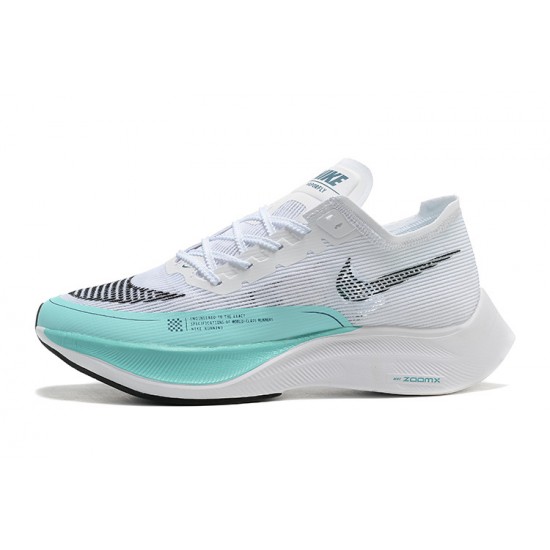 Dam/Herr Nike ZoomX VaporFly NEXT Vit Blå Skor 