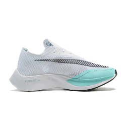 Dam/Herr Nike ZoomX VaporFly NEXT Vit Blå Skor 