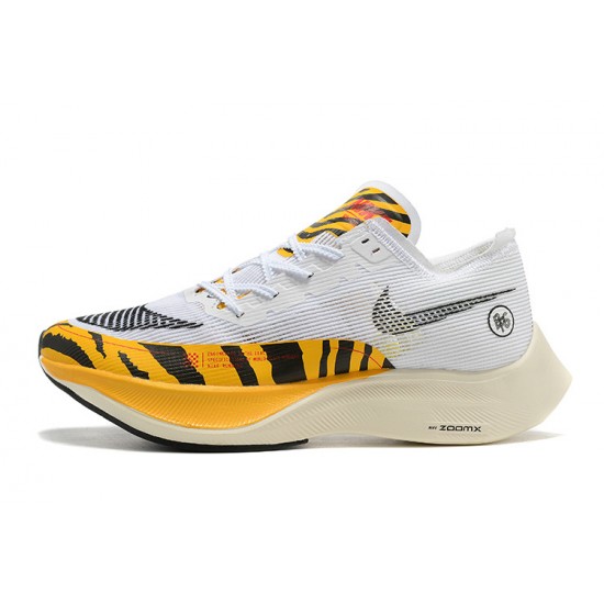 Dam/Herr Nike ZoomX VaporFly NEXT Vit Orange Skor 