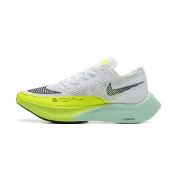 Dam/Herr Nike ZoomX VaporFly NEXT Vit Gul Skor 