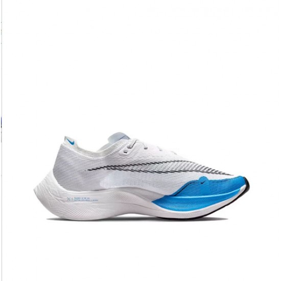 Dam/Herr Nike ZoomX VaporFly NEXT Vit och Blå Skor 