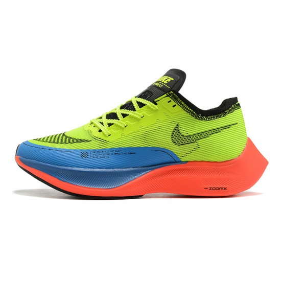 Dam/Herr Nike ZoomX VaporFly NEXT Gul Blå Skor 