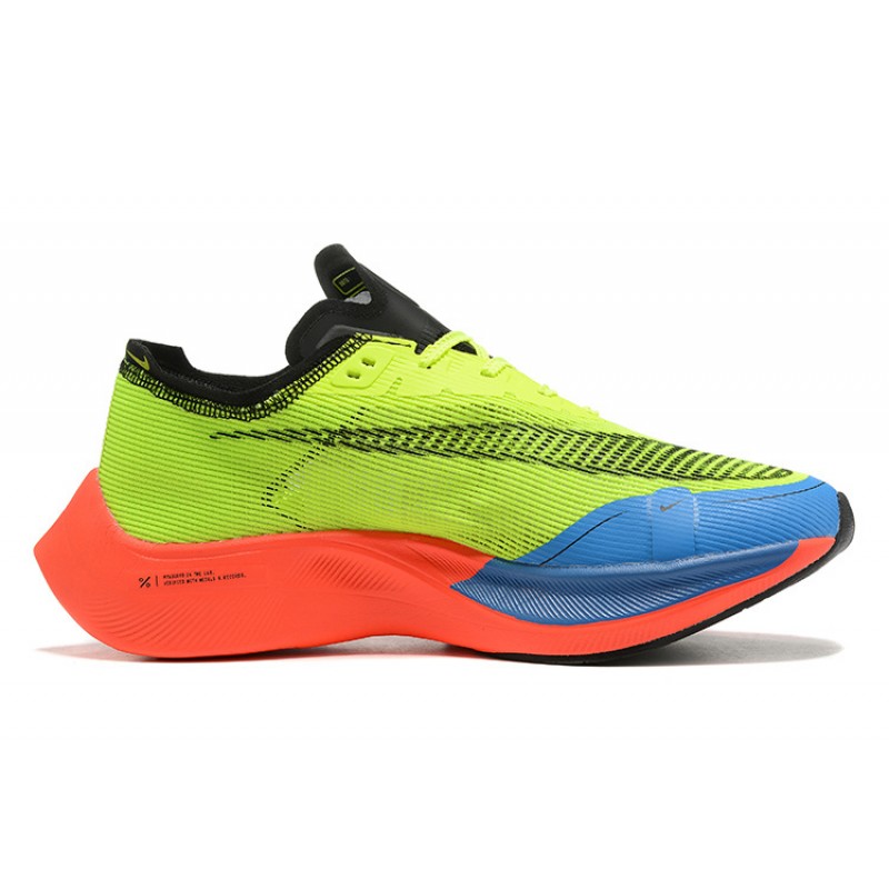 Dam/Herr Nike ZoomX VaporFly NEXT Gul Blå Skor 