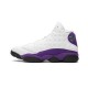 Jordan Skor Jordans 13 Lakers WHITE vit 414571 105