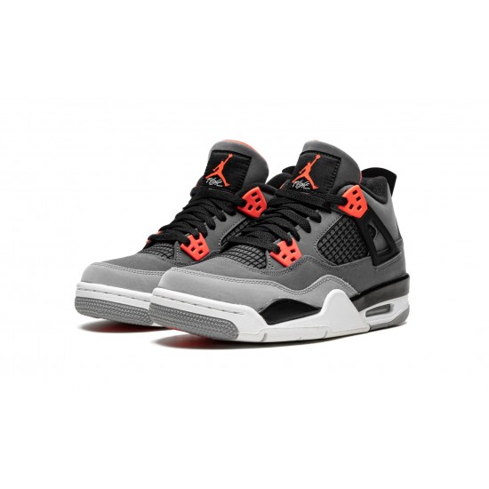 Nike Air Jordan 4 Grundskola Infared 408452-061 Skor