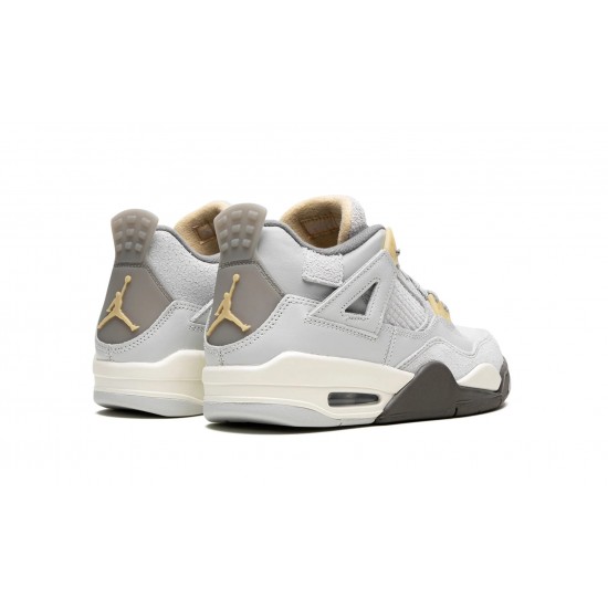 Nike Air Jordan 4 Grundskola Photon Dust DV2262-021 Skor